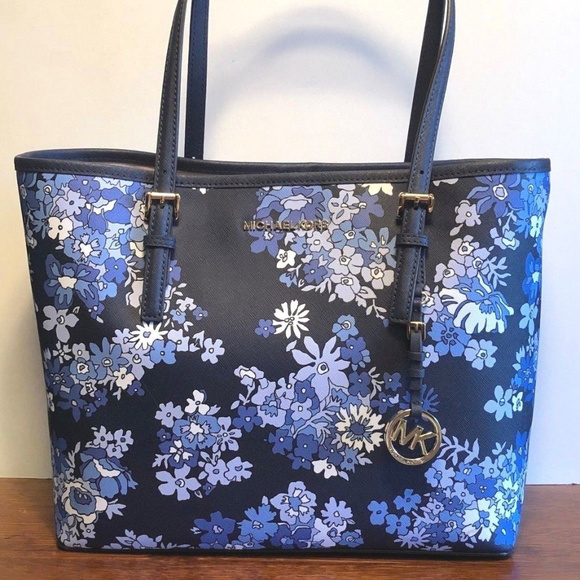 michael kors purse with flowers